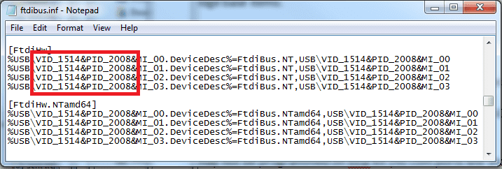 FTDI Driver Not Found when attempting to program FTDI EEPROM