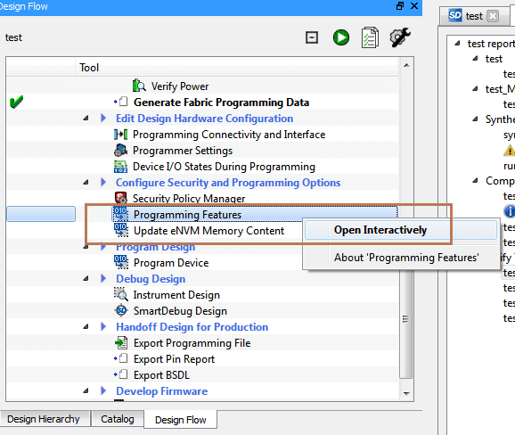 SmartFusion2: How to Program Only eNVM