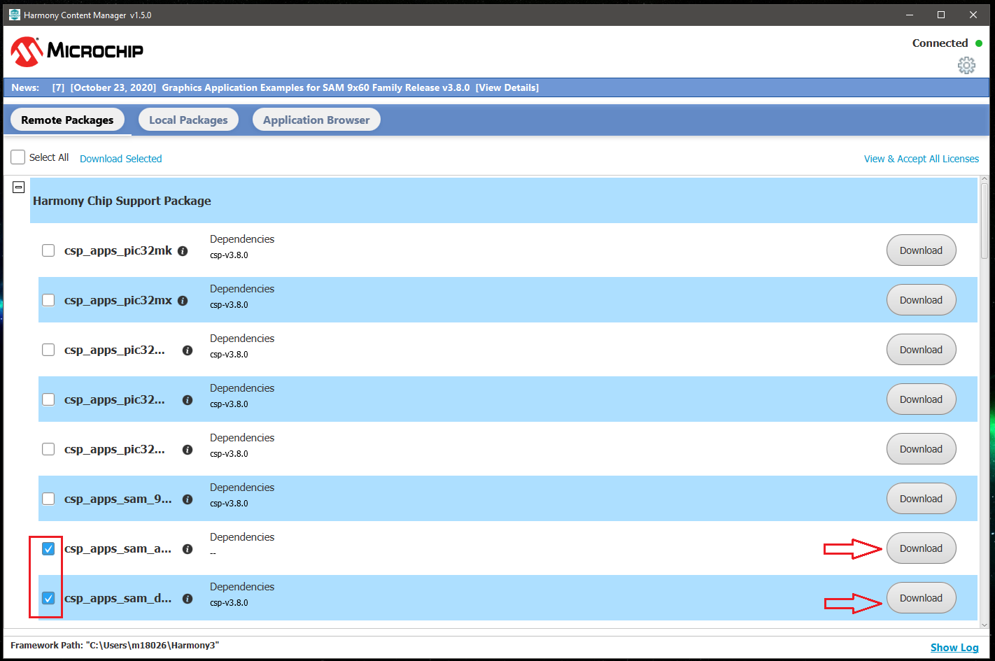 Harmony 3 Code Examples for 32-bit devices (SAMD/L/C & PIC32) and ...