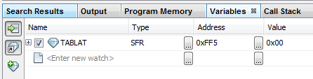 Read Program Memory contents - .asm code example