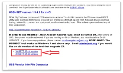 Entering USB3.1 TX Compliance Mode with a Linux Host