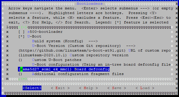SAM MPU's : Buildroot based SDMMC1 demo image for ATSAMA5D27-SOM1-EK