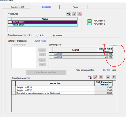 Noise on ABPS inputs