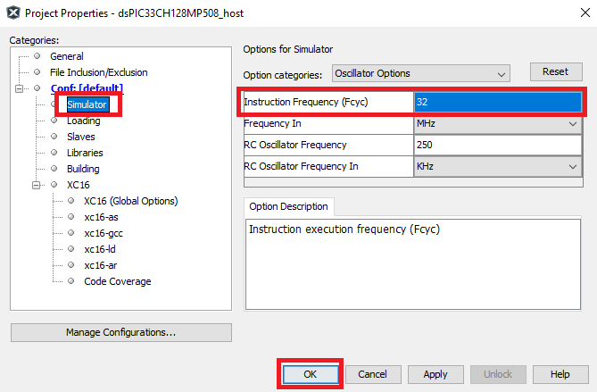 Code execution time measurement (STOPWATCH) in MPLAB X IDE