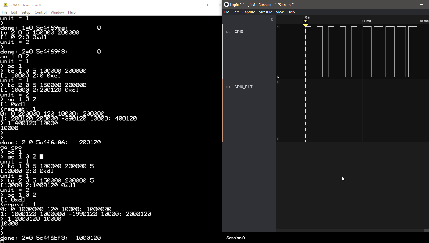 Example on how to use ptp_cli for custom waveforms