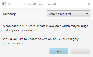 Load Manifest Feature in MCC v5.4.1