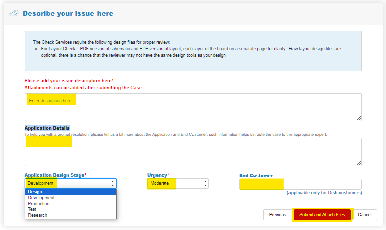 How to submit a MicroCHECK request (previously Design Check)