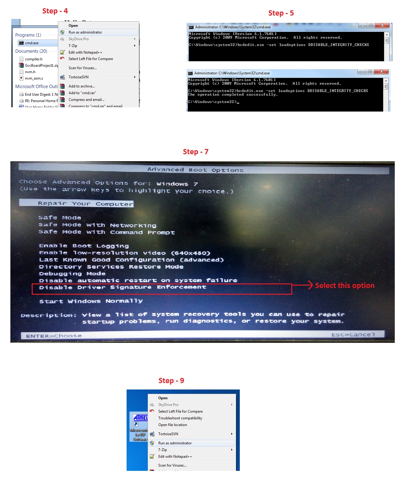 AT89ISP Software on Windows 7 OS (64 bit version)