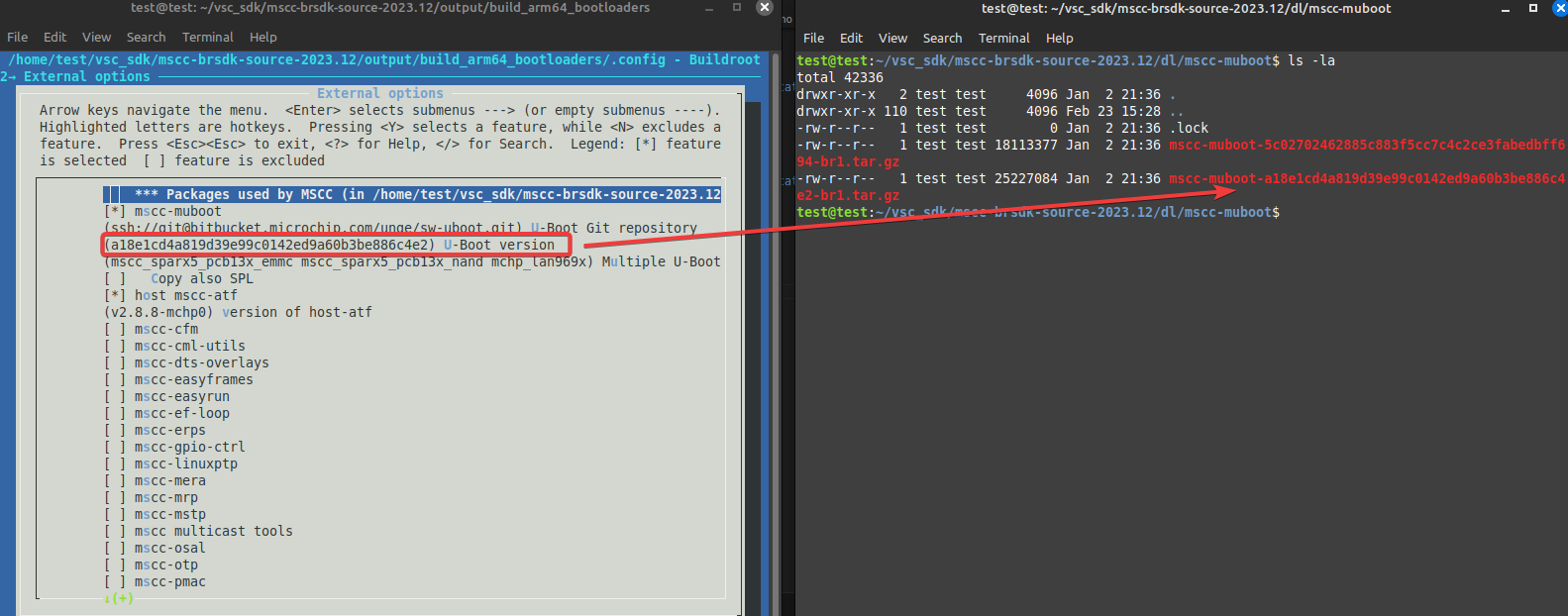 U-Boot source code for VSC Switches