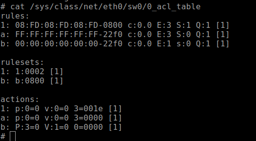 Implementing ACL (Access Control List) Rules for KSZ9897 through sysfs ...