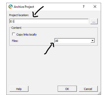 How to reduce project size and keep the same result after running the ...