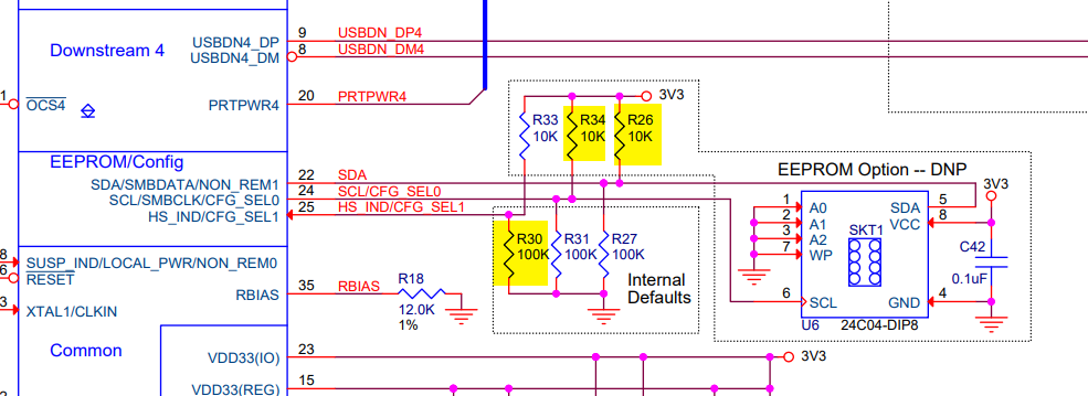 Using SMBus on the USB251xB