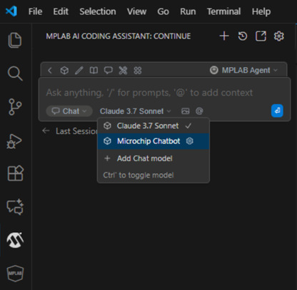 How to Reset the MPLAB AI Coding Assistant in VS Code