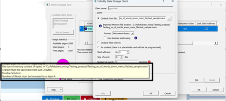 SF2: Ensuring Correct Word Size and Row Count Alignment while using ...
