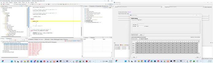 Enabling Dual Debug / Concurrent debugging: Simultaneous MSS Core ...