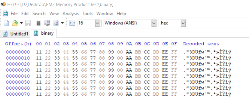 Programming Memory Products using PM3