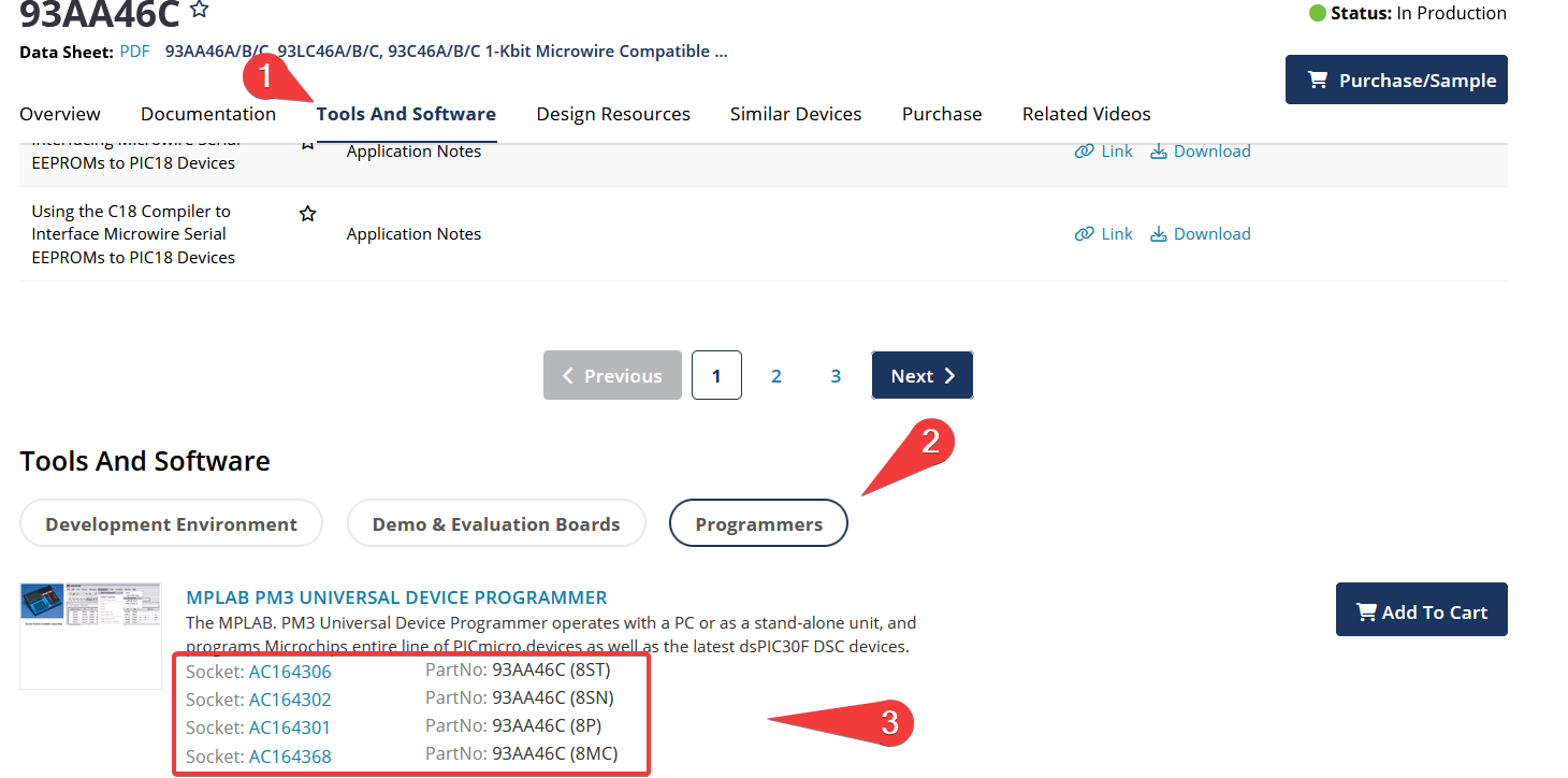 Programming Memory Products using PM3