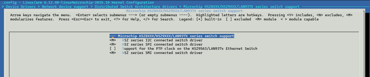 EVB-KSZ9477: How to Build a Linux image with the Linux DSA Driver
