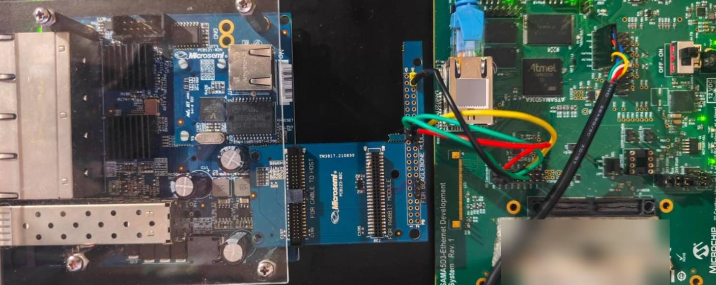 Example of running MESA demo application for VSC7514 or VSC7512 from ...